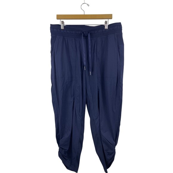 Lululemon Pants - Lululemon Women's 14 Dance Studio Crop Pant Navy Blue Athleisure Yoga